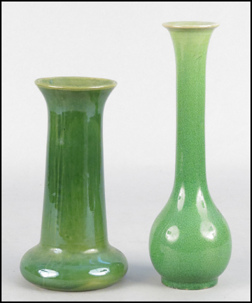 CHINESE GREEN CRACKLE GLAZE CERAMIC