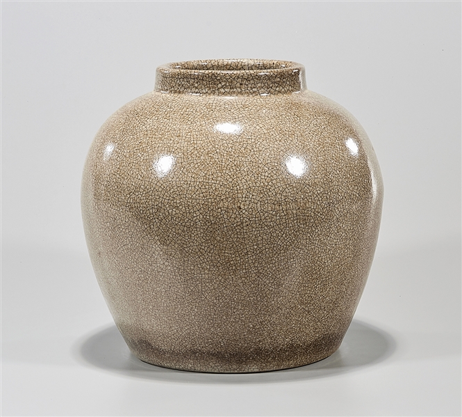 Chinese green crackle glazed