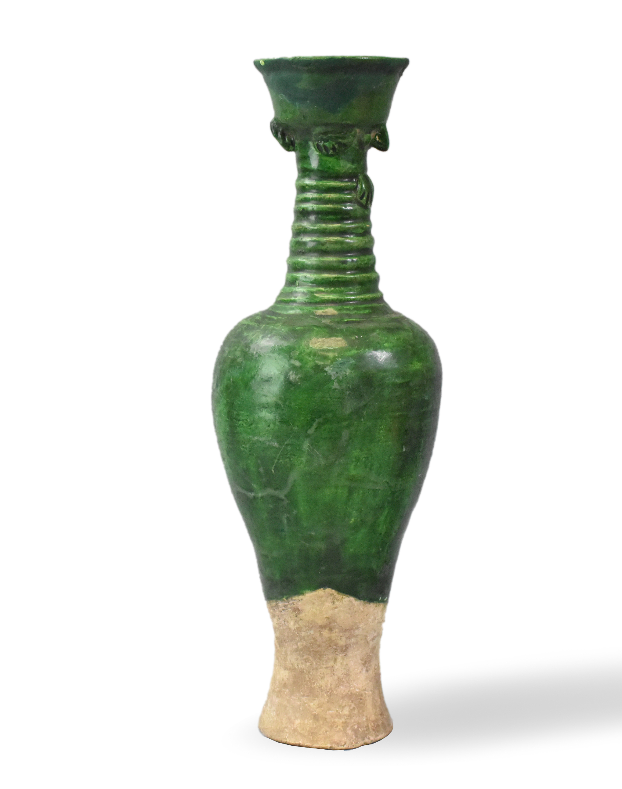 CHINESE GREEN GLAZE PHOENIX HEAD