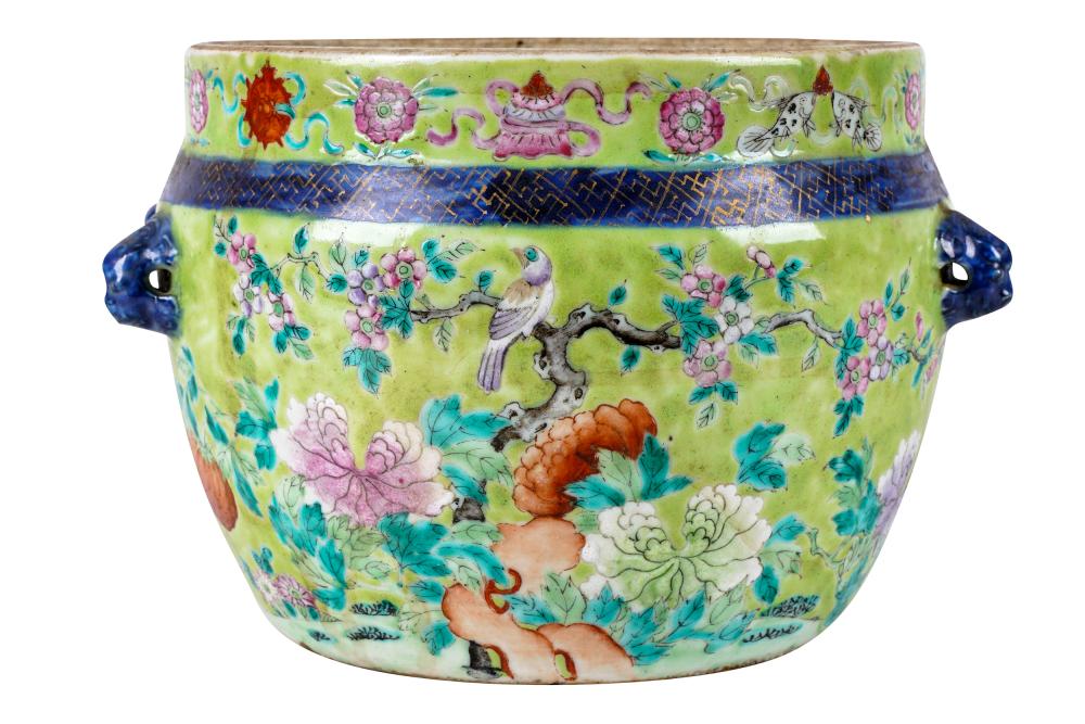 CHINESE GREEN-GLAZED CERAMIC
