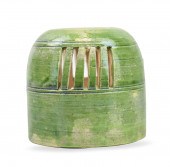 CHINESE GREEN GLAZED INCENSE B
