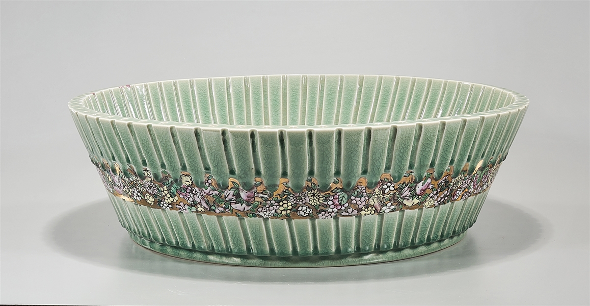 Chinese green glazed porcelain