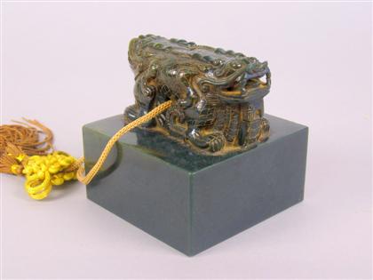 Chinese green jade 'imperial style'