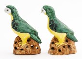 CHINESE GREEN PARAKEET PORCELA