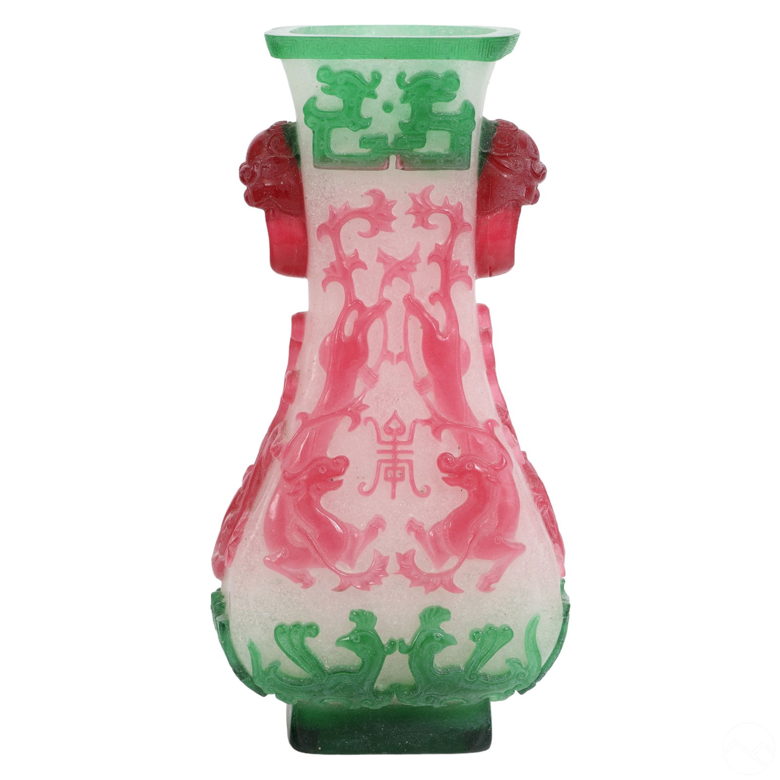 CHINESE GREEN RED WHITE PEKING