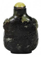 CHINESE GREEN TO BLACK JADE OR