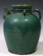 CHINESE GREEN TURQUOISE-GLAZED