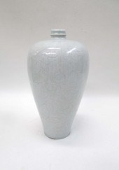 CHINESE GREENWARE PORCELAIN VA