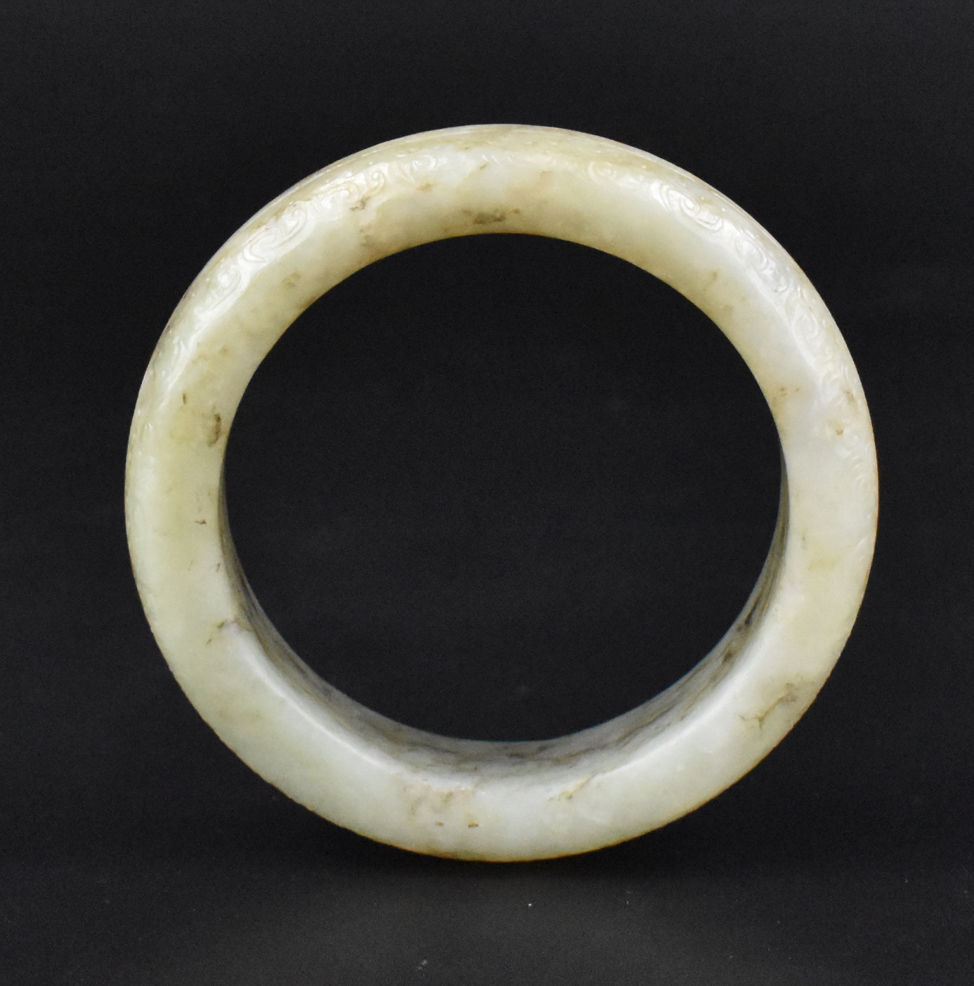 CHINESE GREYISH WHITE JADE