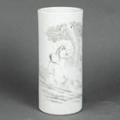CHINESE GRISAILLE DECORATED HA