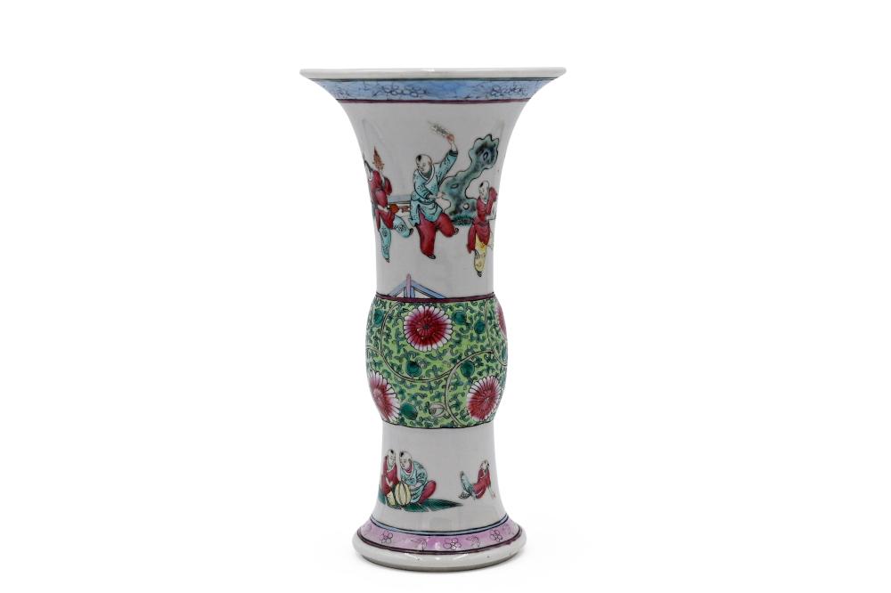 CHINESE GU VASE, 19TH
