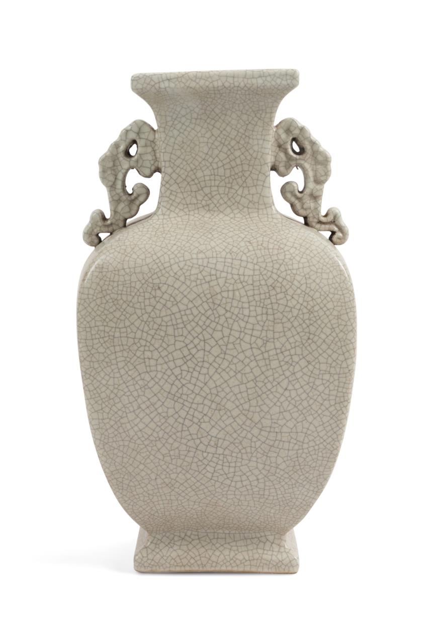 CHINESE GU WARE FANG HU VASE,