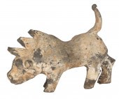 CHINESE HAN DYNASTY CLAY MYTHI