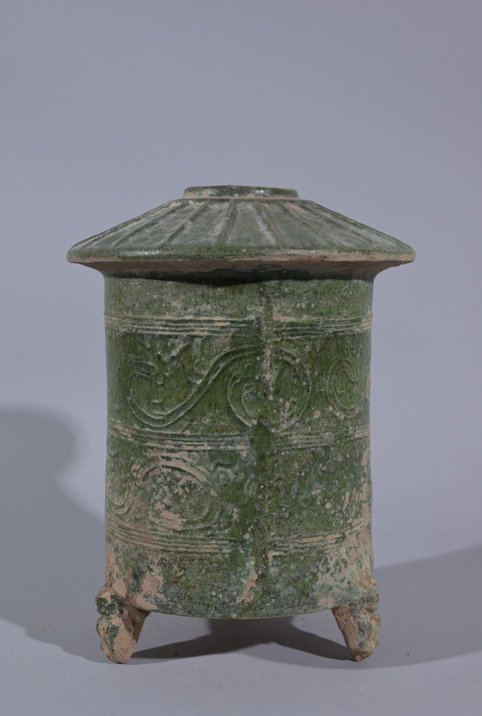 CHINESE HAN DYNASTY GREEN GLAZED