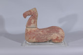 CHINESE HAN DYNASTY PAINTED HO