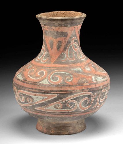 CHINESE HAN DYNASTY POLYCHROME
