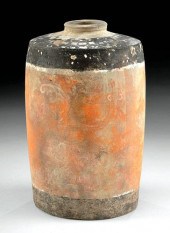 CHINESE HAN DYNASTY POLYCHROME