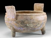CHINESE HAN DYNASTY POLYCHROME