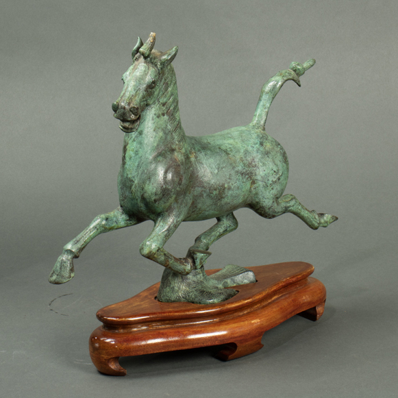CHINESE HAN STYLE PATINATED
