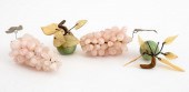 CHINESE HARDSTONE ALTAR FRUITS