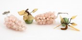 CHINESE HARDSTONE ALTAR FRUITS