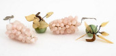 CHINESE HARDSTONE ALTAR FRUITS