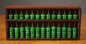 CHINESE HARDSTONE BEADED ABACU