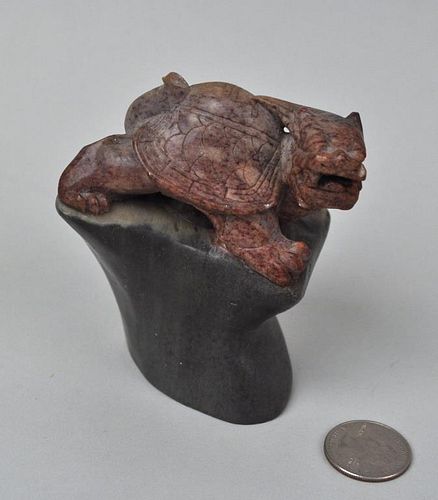 CHINESE HARDSTONE BIXI FORM