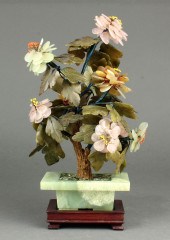 CHINESE HARDSTONE BONSAI TREE