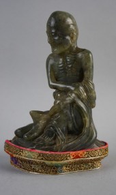 CHINESE HARDSTONE CARVED FIGUR