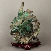 CHINESE HARDSTONE CARVING OF P