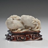 Chinese Hardstone Figural Grou