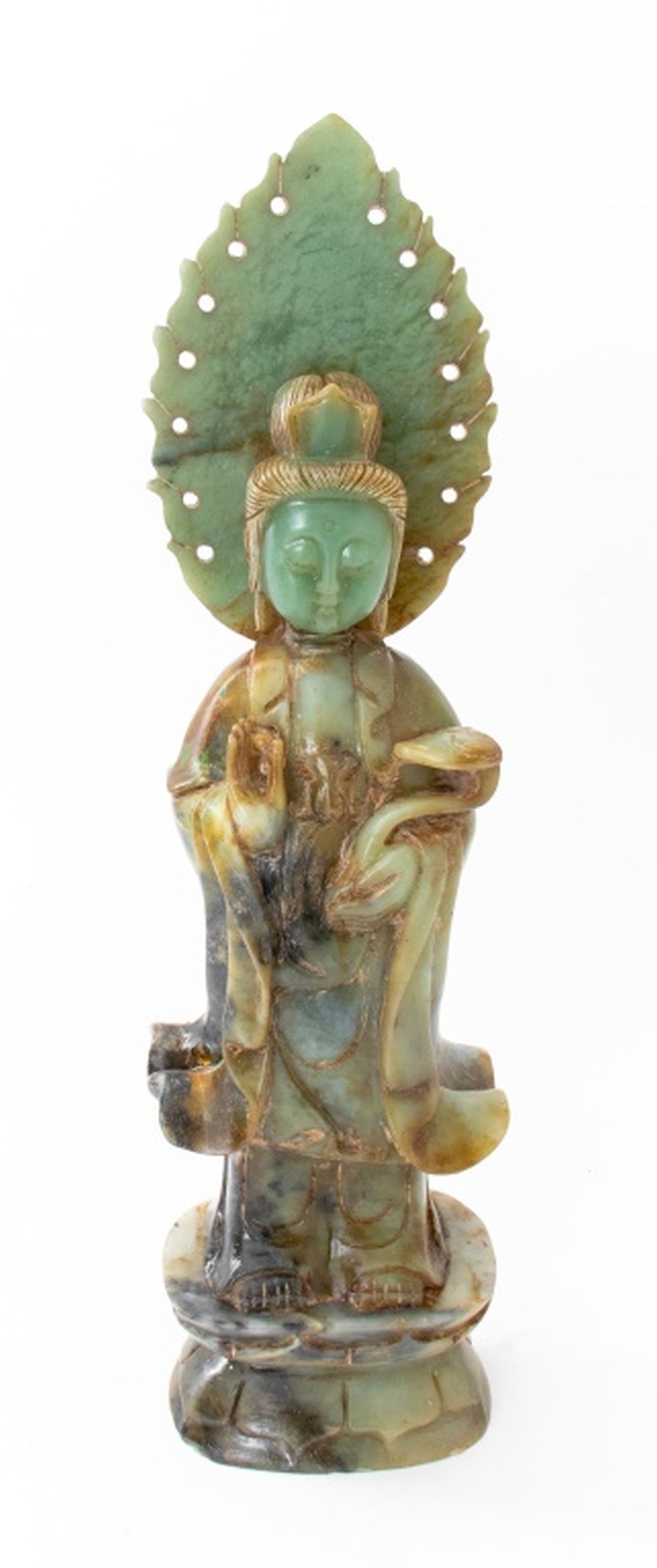 CHINESE HARDSTONE FIGURE OF A