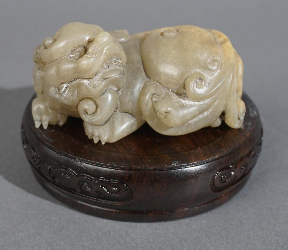CHINESE HARDSTONE FIGURE OF