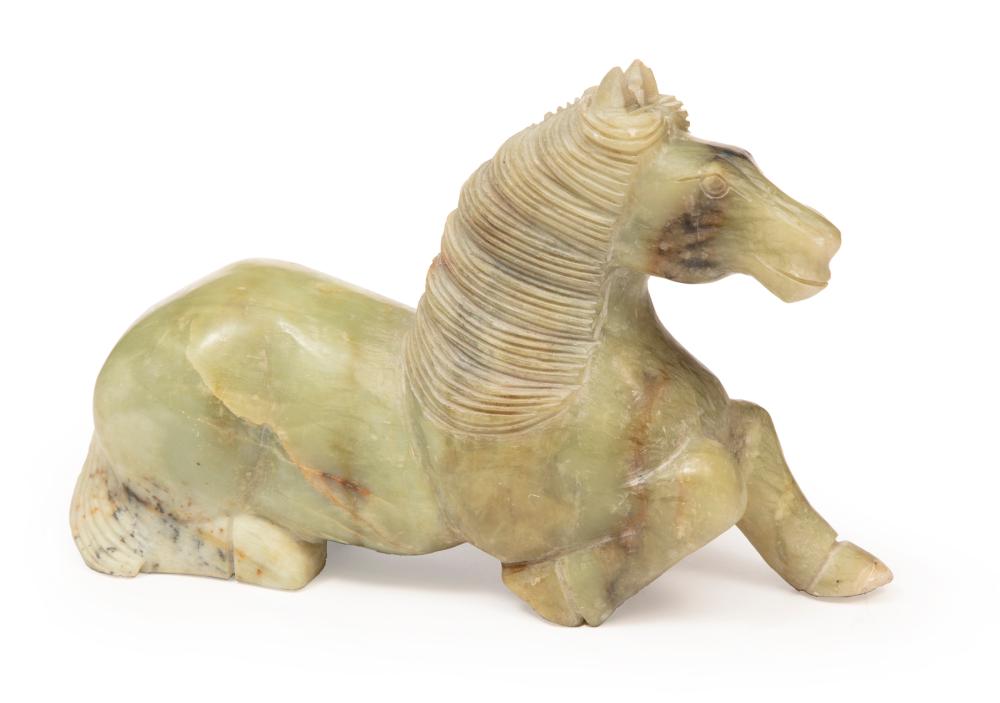 CHINESE HARDSTONE HORSEChinese