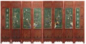 CHINESE HARDSTONE-INLAID RED L