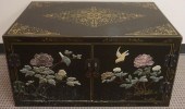 CHINESE HARDSTONE MOUNTED, DEC
