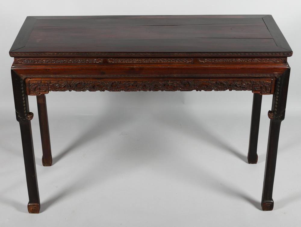 CHINESE HARDWOOD ALTAR TABLE, EARLY