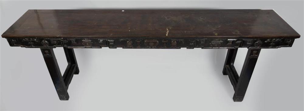 CHINESE HARDWOOD ALTAR TABLE,