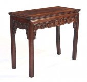 CHINESE HARDWOOD ALTER TABLE W