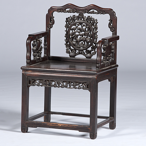 Chinese Hardwood Armchair