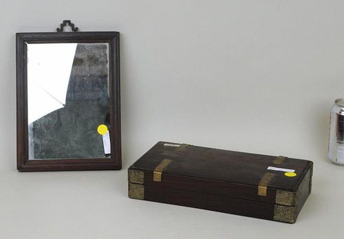 CHINESE HARDWOOD BRASS BOUND