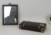 CHINESE HARDWOOD BRASS BOUND B