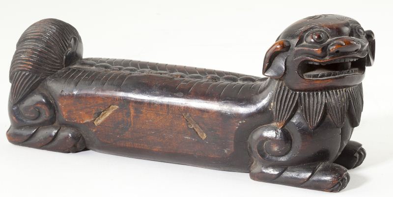 Chinese Hardwood Brush Rest 19th