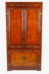 CHINESE HARDWOOD CABINETwith p