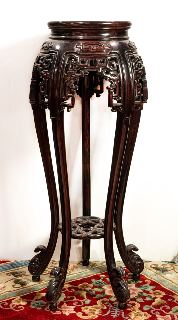 CHINESE HARDWOOD CIRCULAR STAND