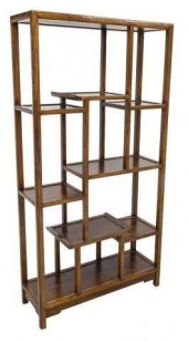 CHINESE HARDWOOD CURIO STAND E