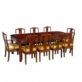 CHINESE HARDWOOD DINING SUITE