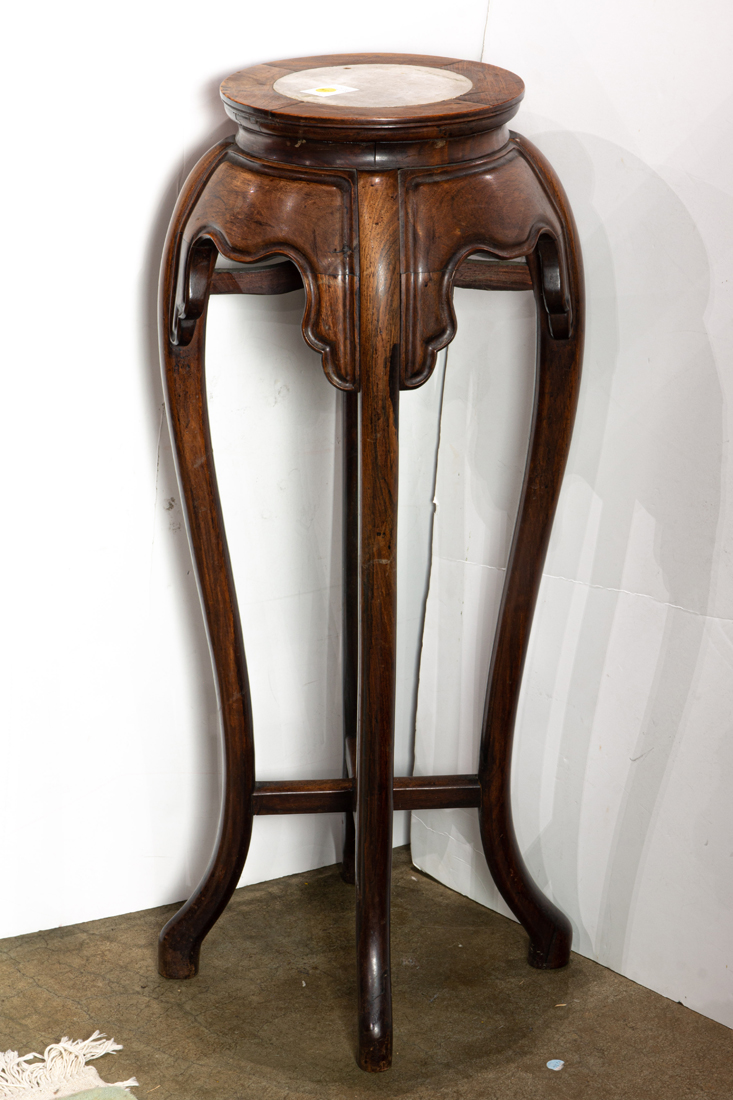 CHINESE HARDWOOD FLOWER STAND