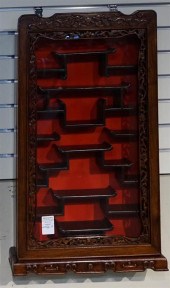 CHINESE HARDWOOD HANGING DISPL